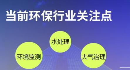 环境保护监测 环保行业的价值洼地与双赢机遇